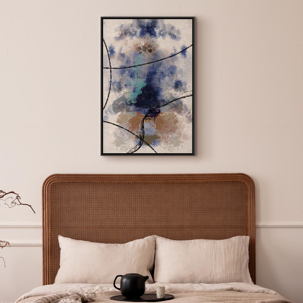 Abstract Reverie Texture Vertical Canvas Print