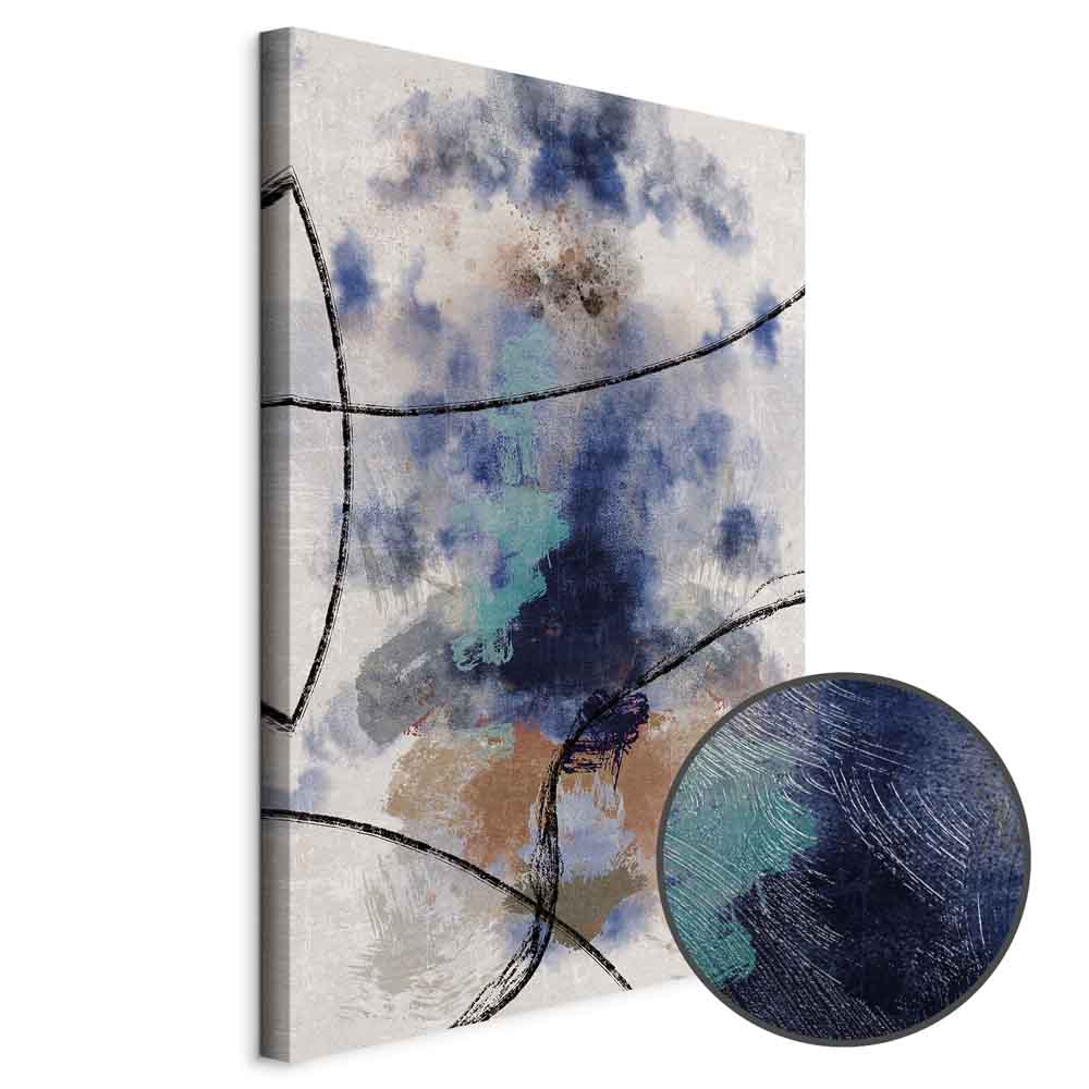 Abstract Reverie Texture Vertical Canvas Print