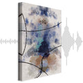Abstract Reverie Texture Vertical Canvas Print