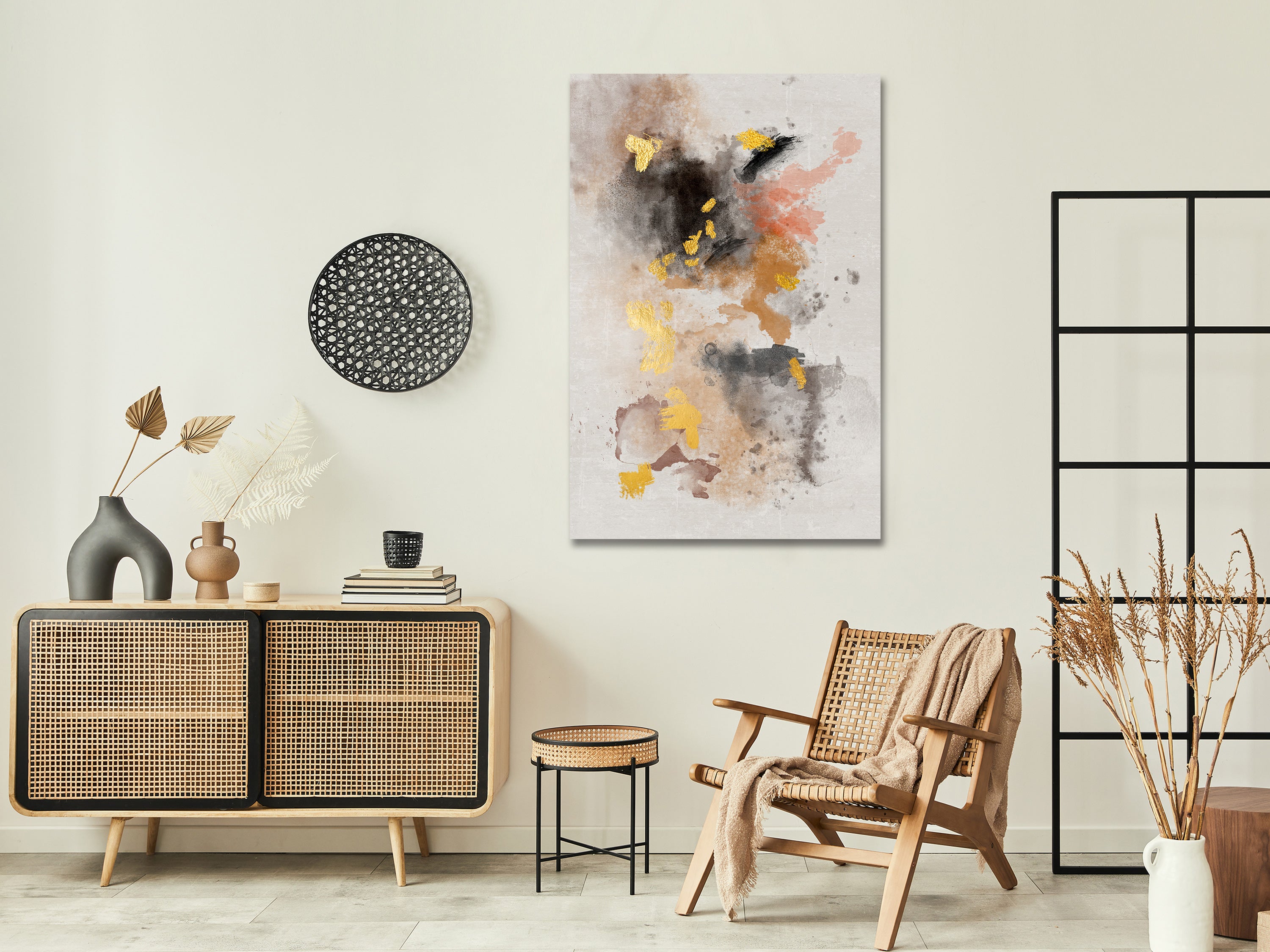 Stylish Abstract Canvas Print for Modern Interiors