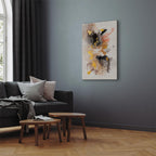 Abstract Windy Day Vertical Canvas Print