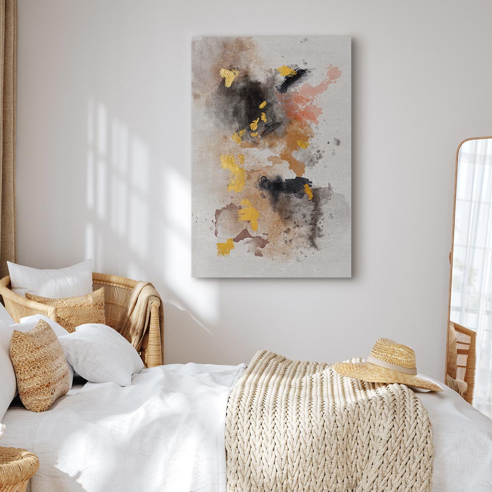 Abstract Windy Day Vertical Canvas Print