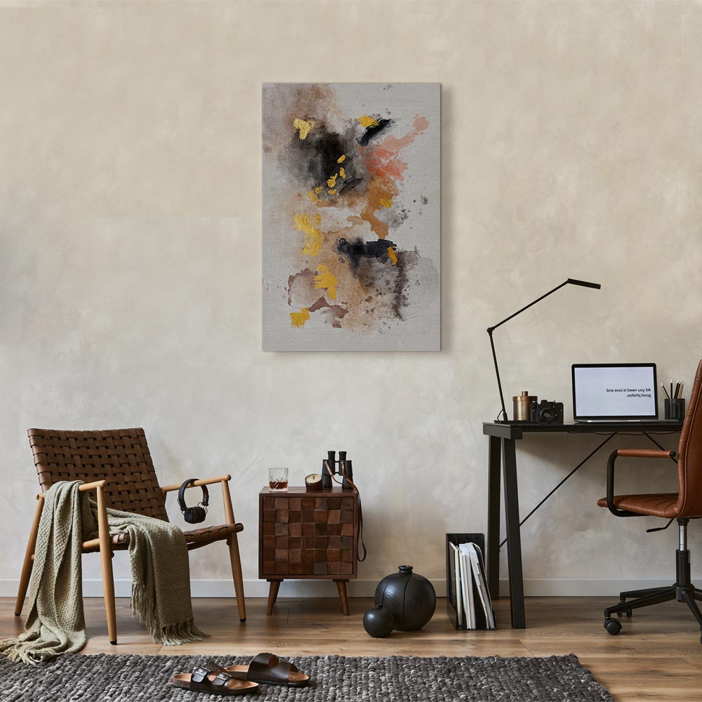 Abstract Windy Day Vertical Canvas Print