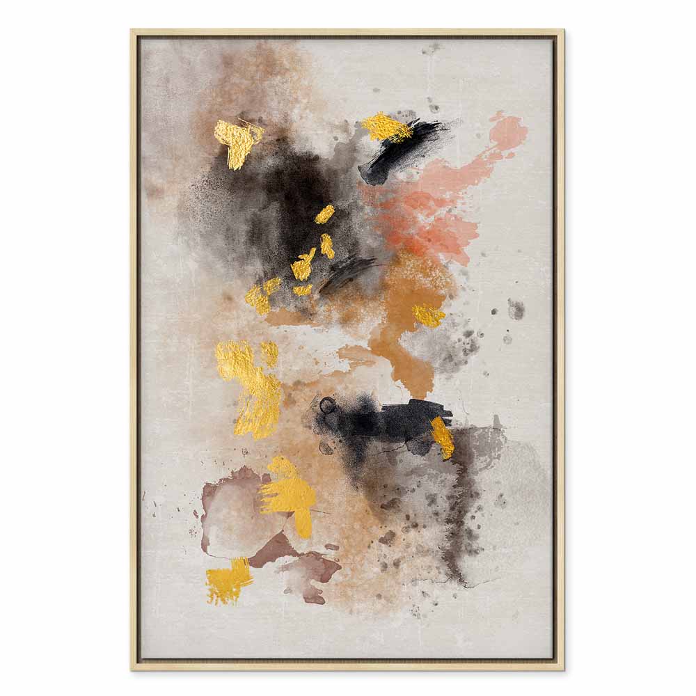 Abstract Windy Day Vertical Canvas Print