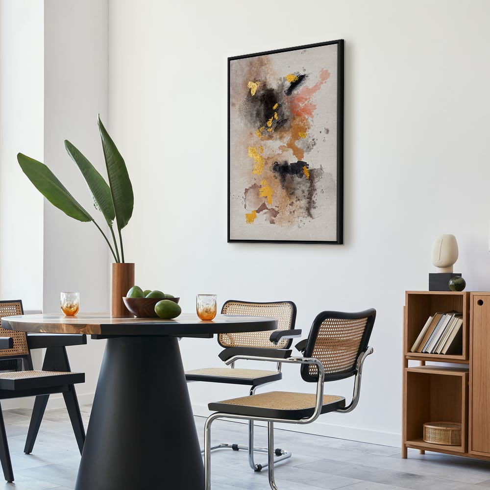 Abstract Windy Day Vertical Canvas Print