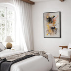 Abstract Windy Day Vertical Canvas Print