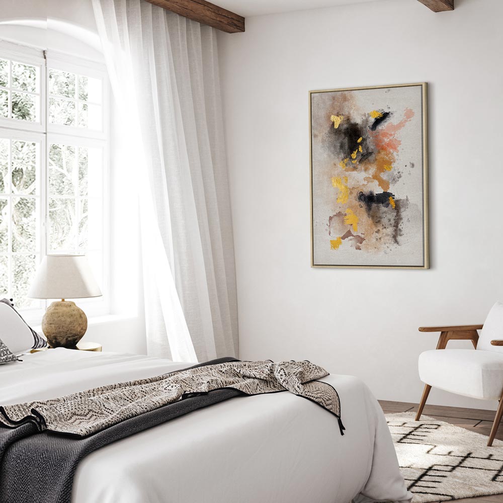 Abstract Windy Day Vertical Canvas Print