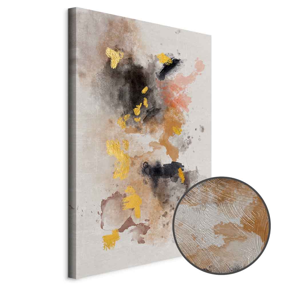 Abstract Windy Day Vertical Canvas Print