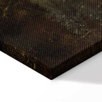 Golden Constellation Abstract Canvas Print