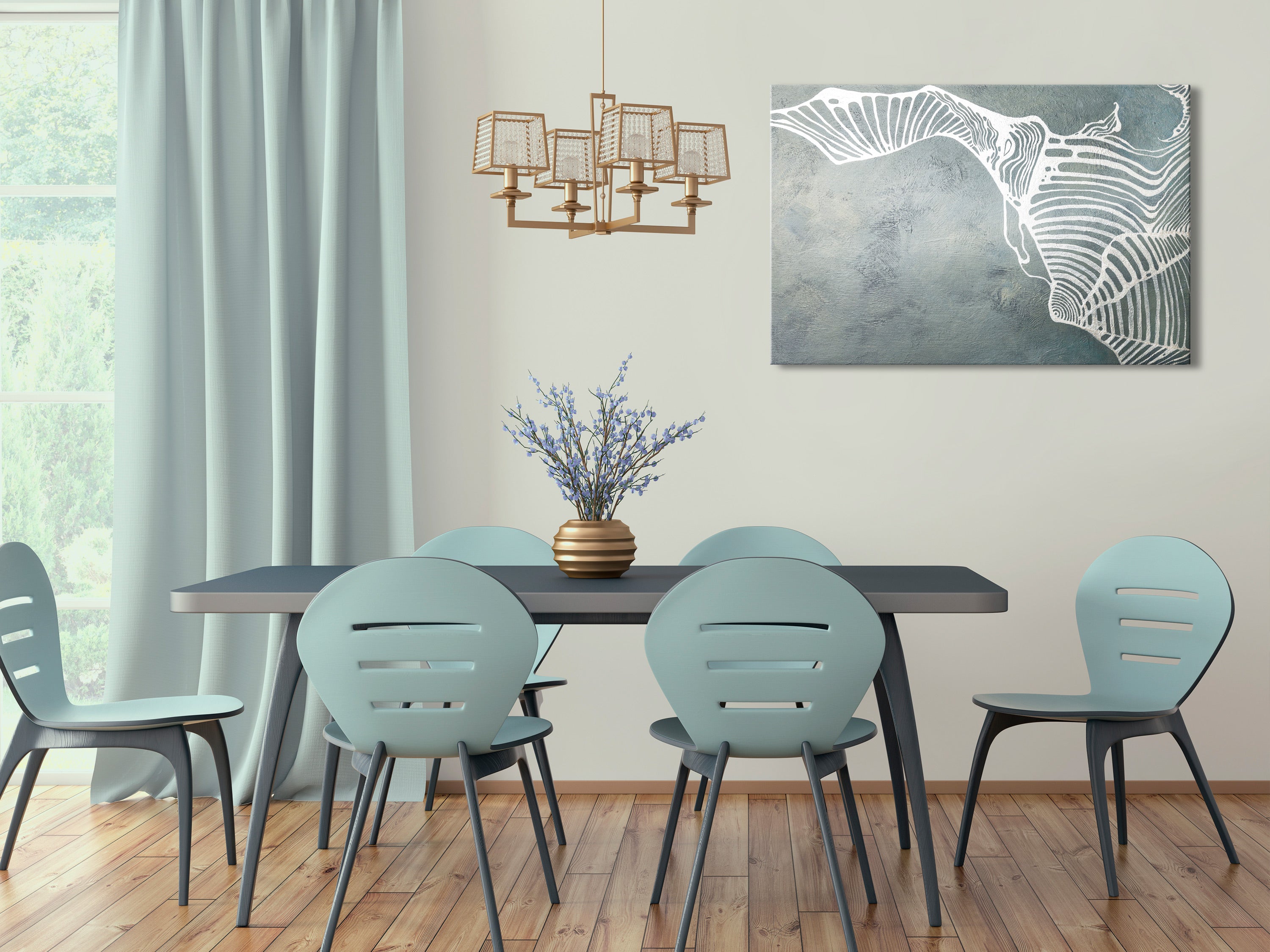 Canvas Prints Inspiring Abstract Butterfly Decor