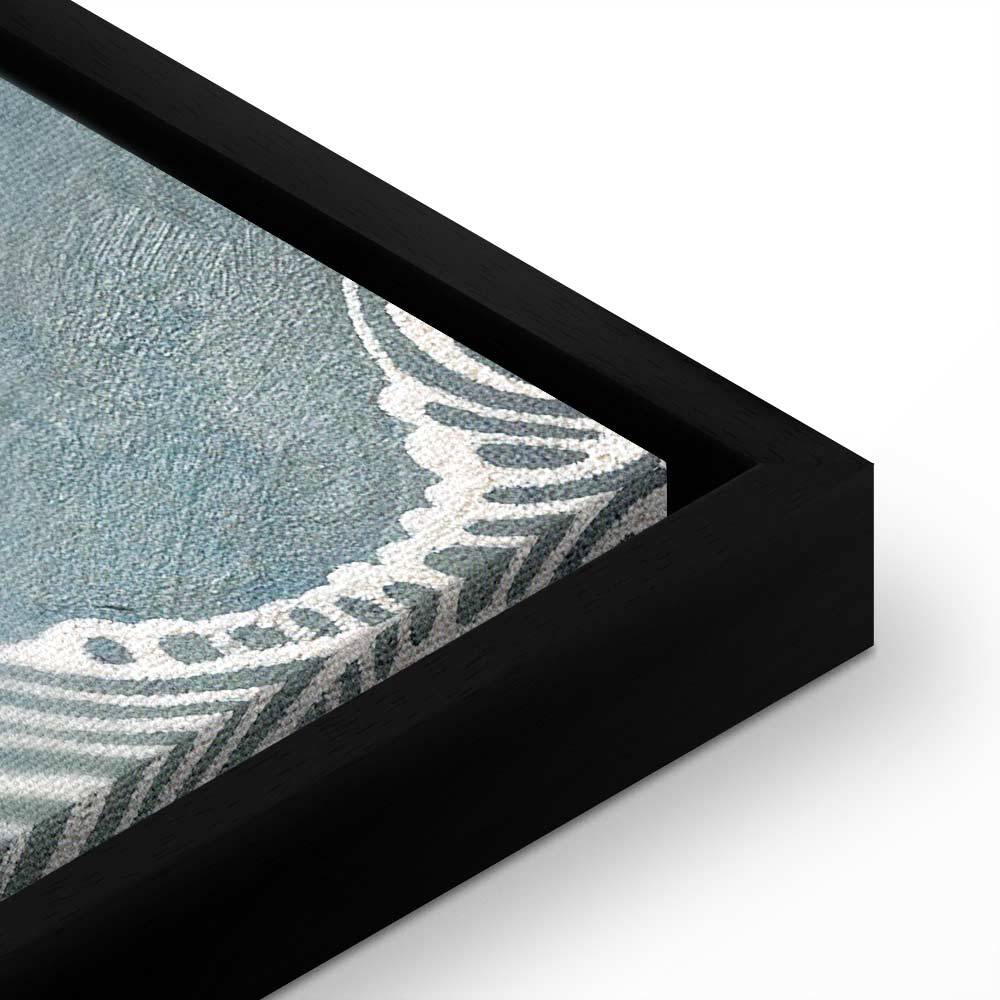 Abstract Butterfly Weave Wide Canvas Print