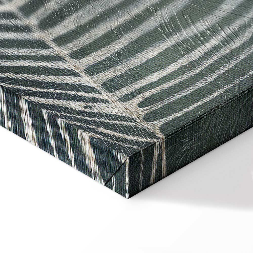 Abstract Butterfly Weave Wide Canvas Print