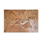 Abstract Nature Labyrinth Wide Canvas Print