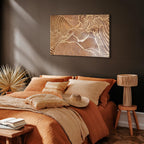 Abstract Nature Labyrinth Wide Canvas Print