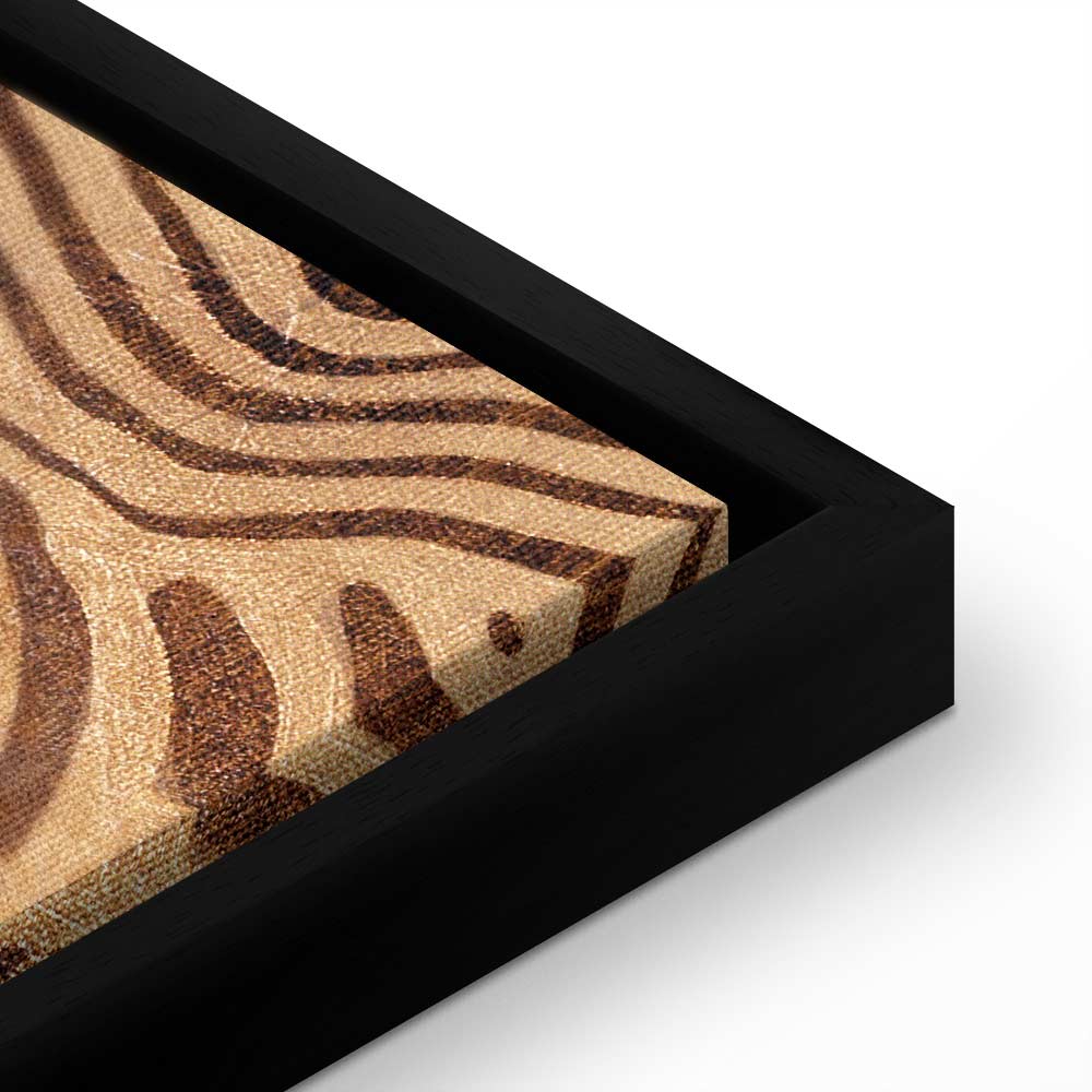 Abstract Nature Labyrinth Wide Canvas Print