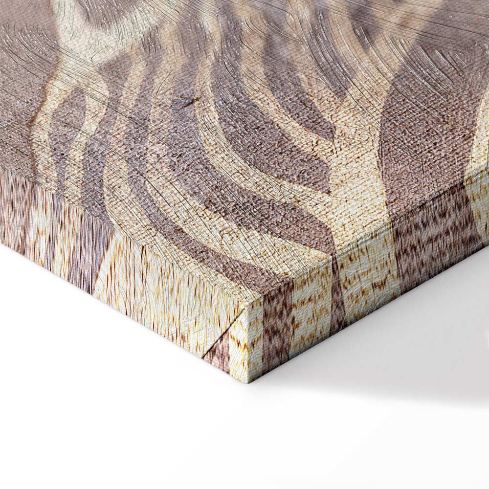 Abstract Nature Labyrinth Wide Canvas Print