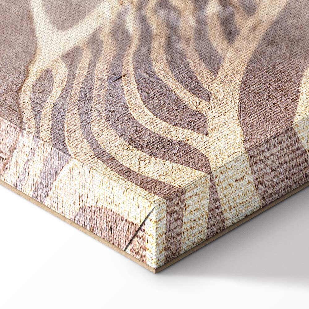 Abstract Nature Labyrinth Wide Canvas Print