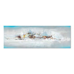 Winter Window Abstract Canvas Print