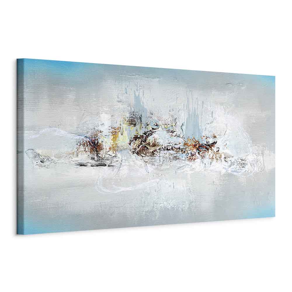 Winter Window Abstract Canvas Print