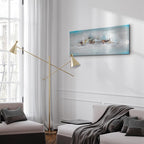 Winter Window Abstract Canvas Print