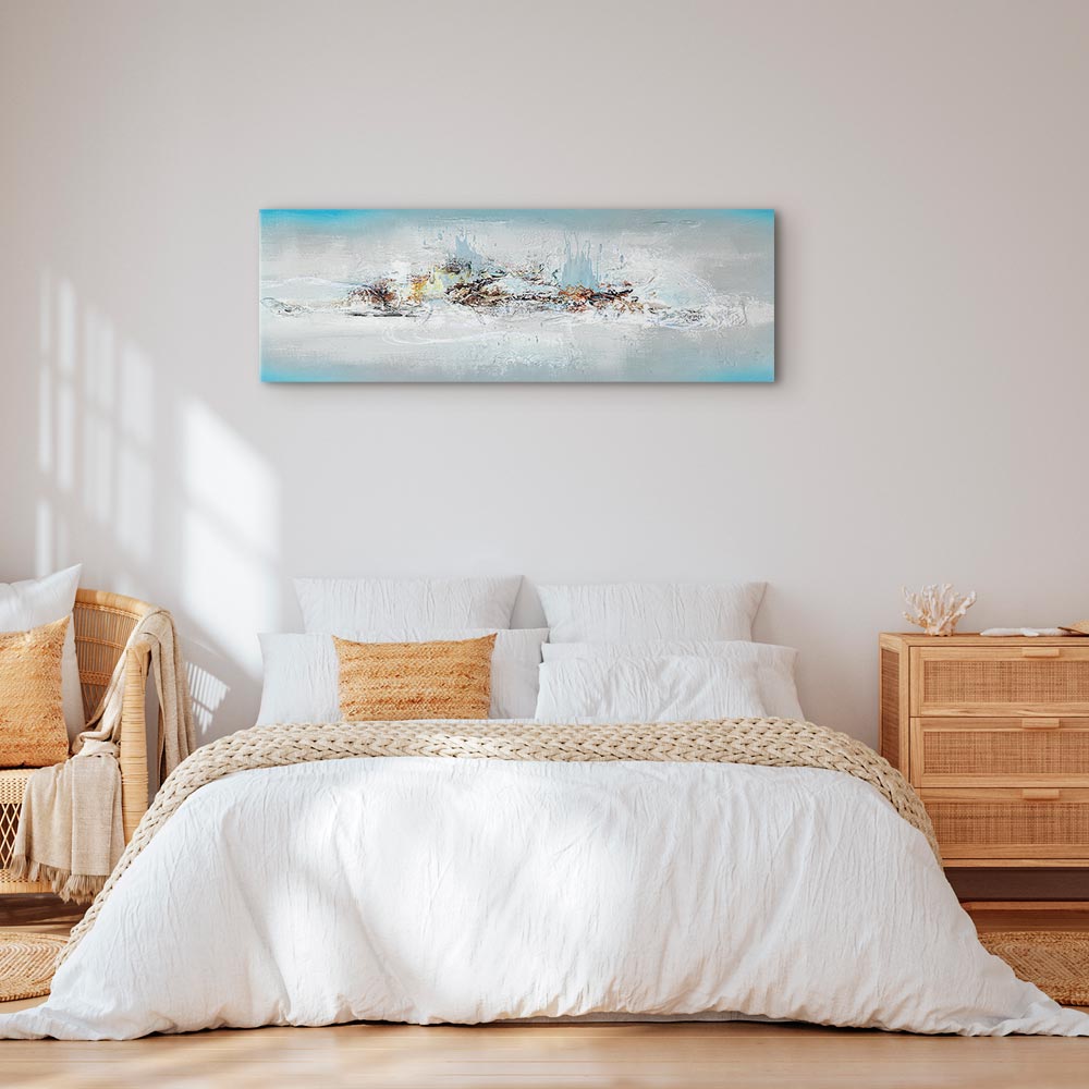 Winter Window Abstract Canvas Print