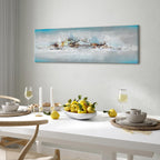 Winter Window Abstract Canvas Print