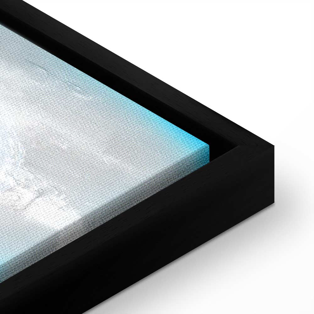 Winter Window Abstract Canvas Print