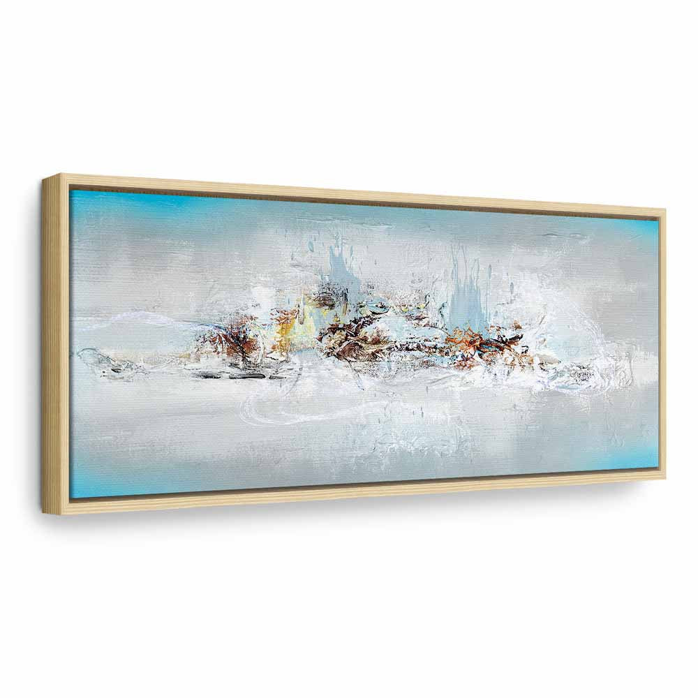 Winter Window Abstract Canvas Print