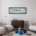 Winter Window Abstract Canvas Print