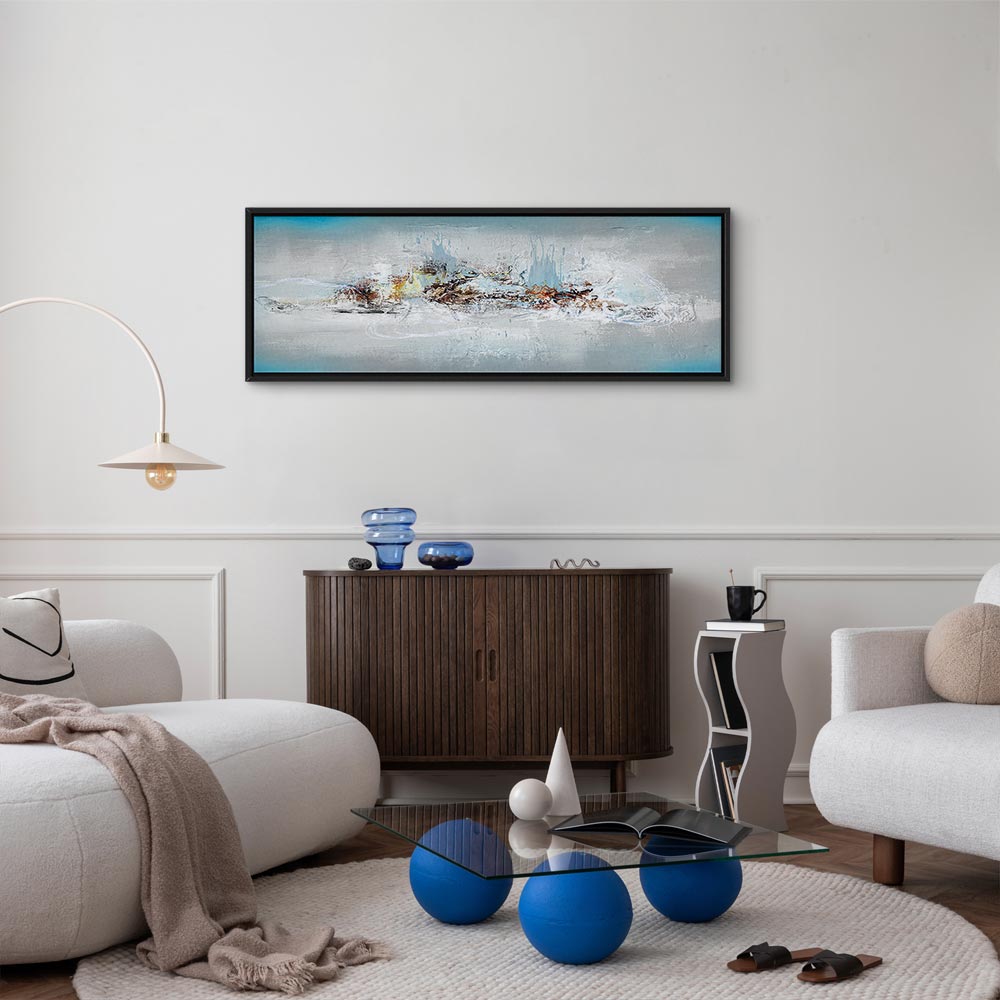 Winter Window Abstract Canvas Print