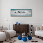 Winter Window Abstract Canvas Print