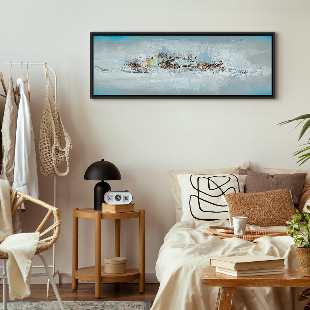 Winter Window Abstract Canvas Print