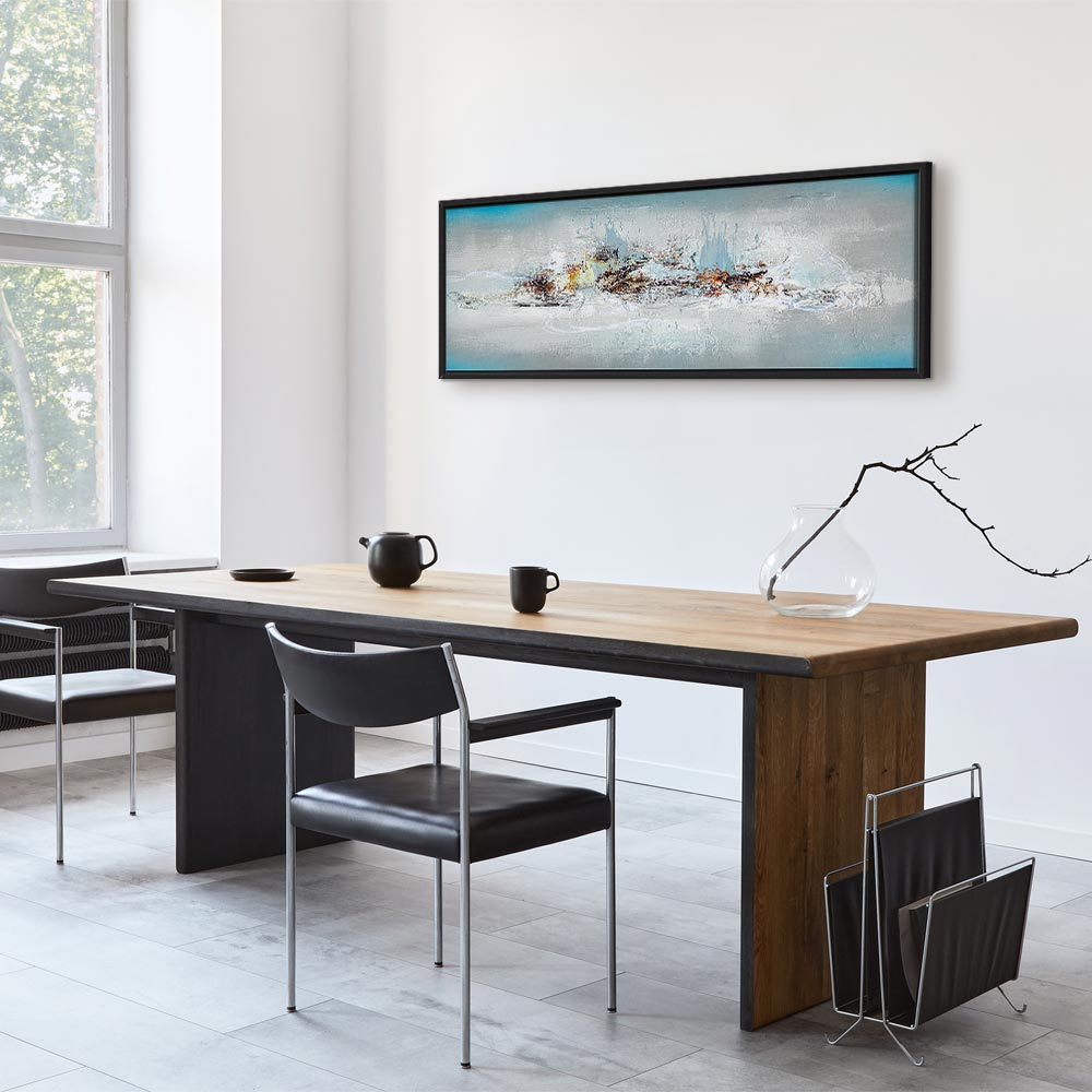 Winter Window Abstract Canvas Print