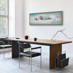 Winter Window Abstract Canvas Print