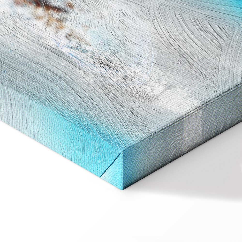 Winter Window Abstract Canvas Print