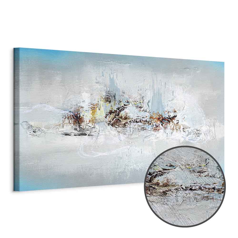 Winter Window Abstract Canvas Print