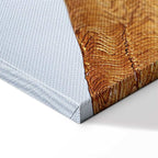 Indigo Abstract Ridge Wide Canvas Print