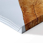 Indigo Abstract Ridge Wide Canvas Print