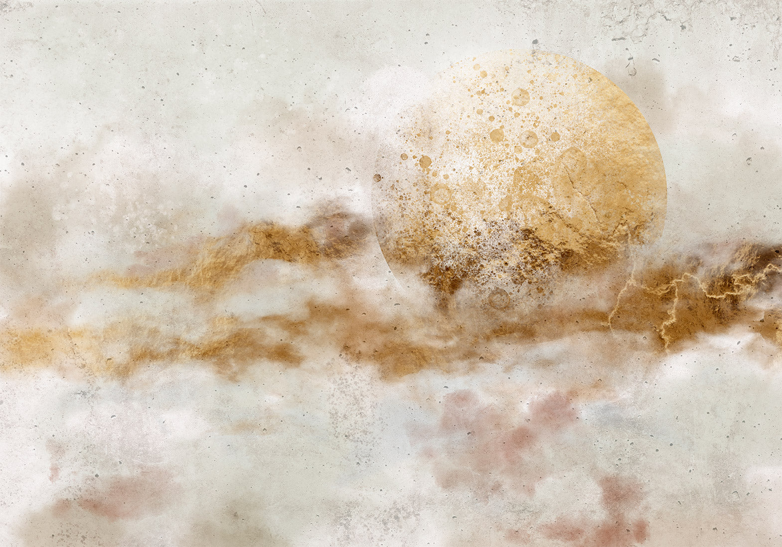 Inner Symphony Wall Mural in Abstract Design