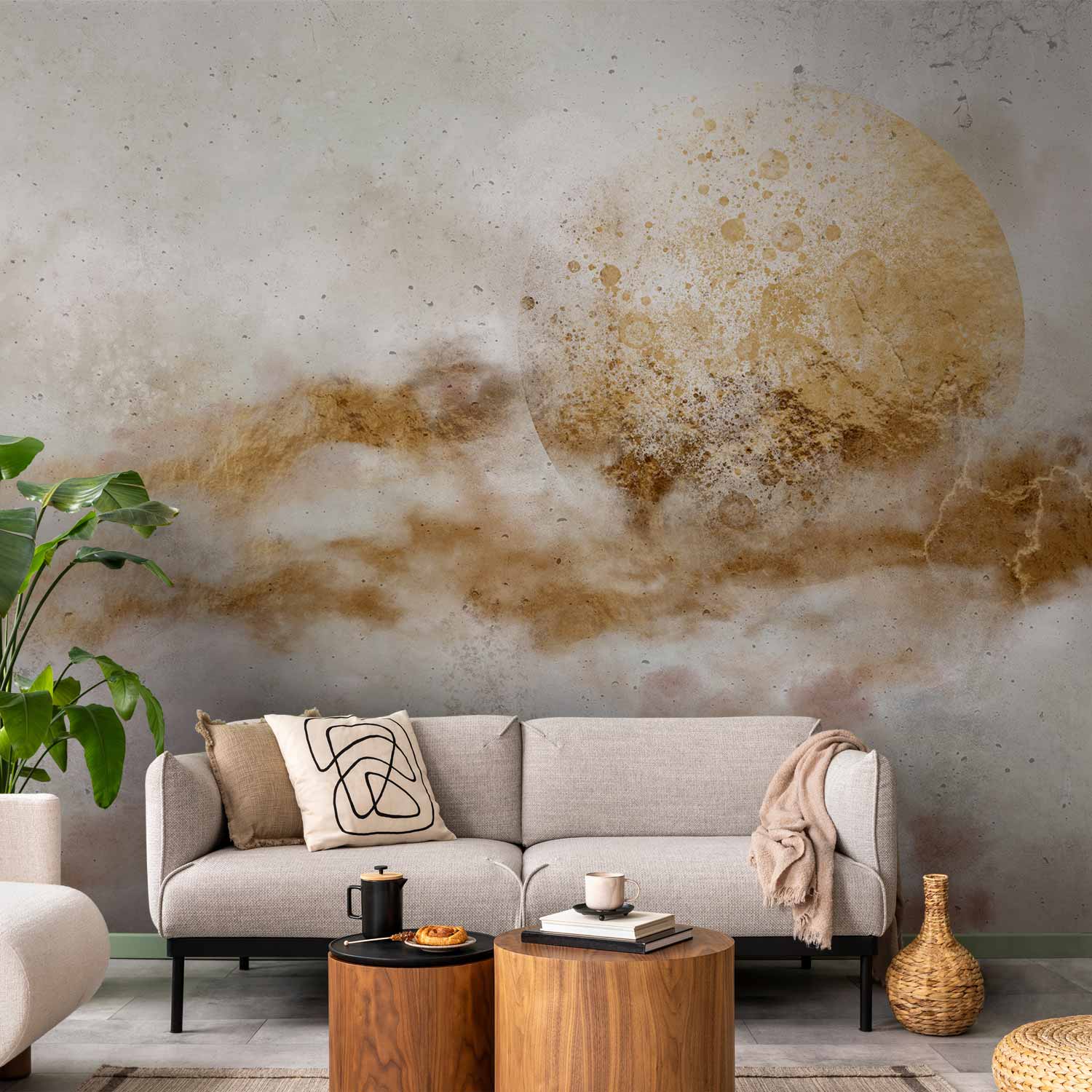 Inner Symphony Wall Mural in Abstract Design