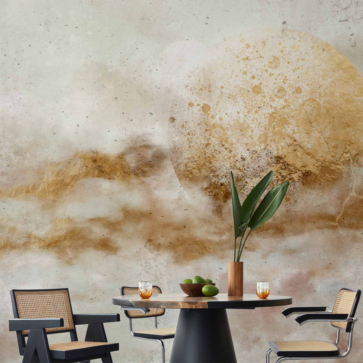 Inner Symphony Wall Mural in Abstract Design