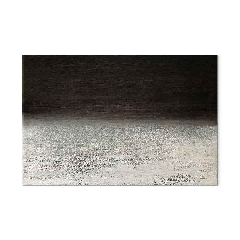 Poetic Nocturne Abstract Wide Canvas Print