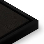 Poetic Nocturne Abstract Wide Canvas Print