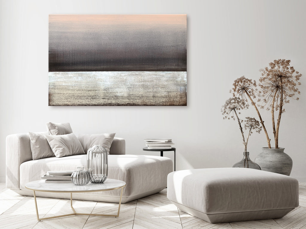 Canvas Print Pink Dawn Abstract Artwork