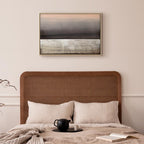 Pink Dawn Abstract Wide Canvas Print