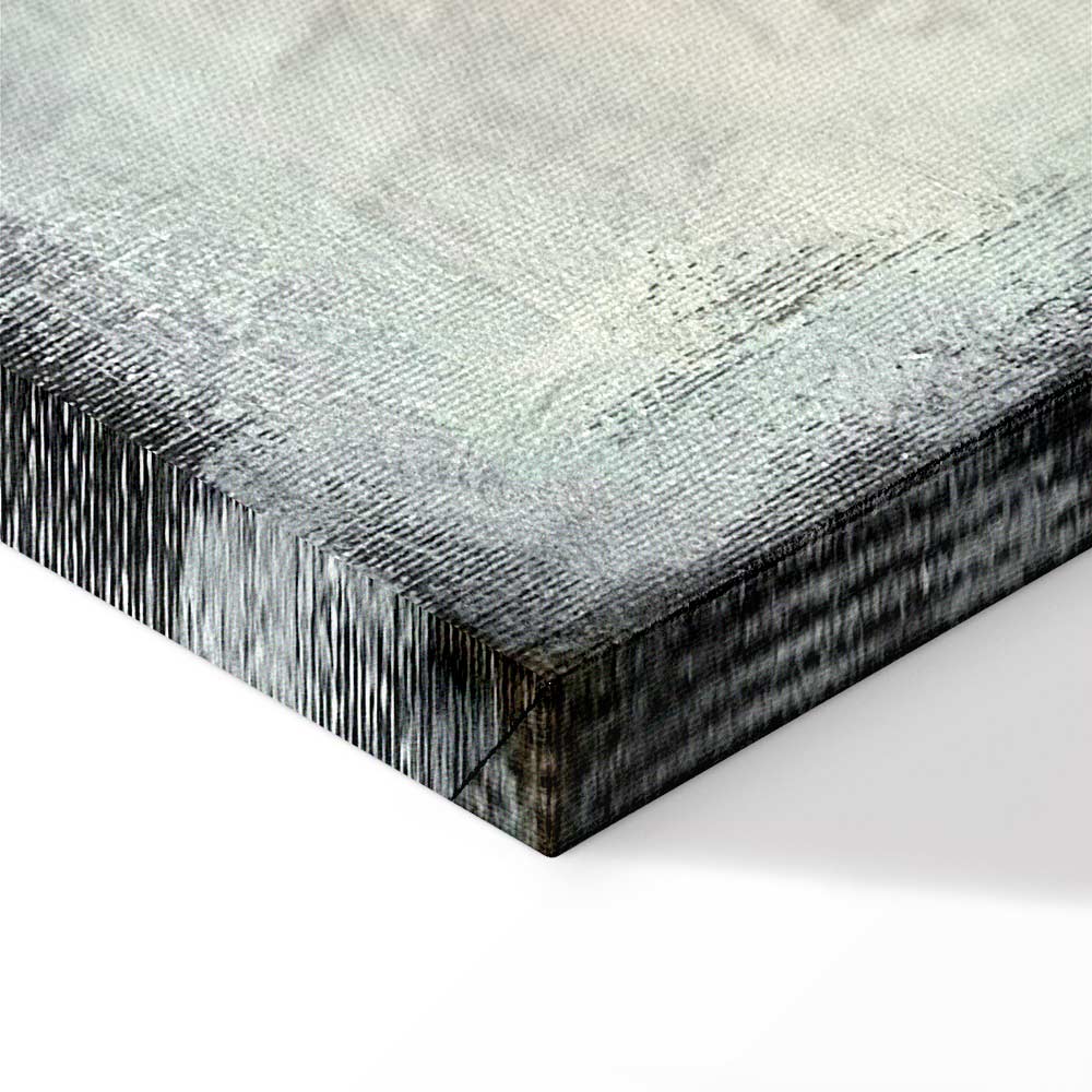 Abstract Balance of Shades Wide Canvas Print