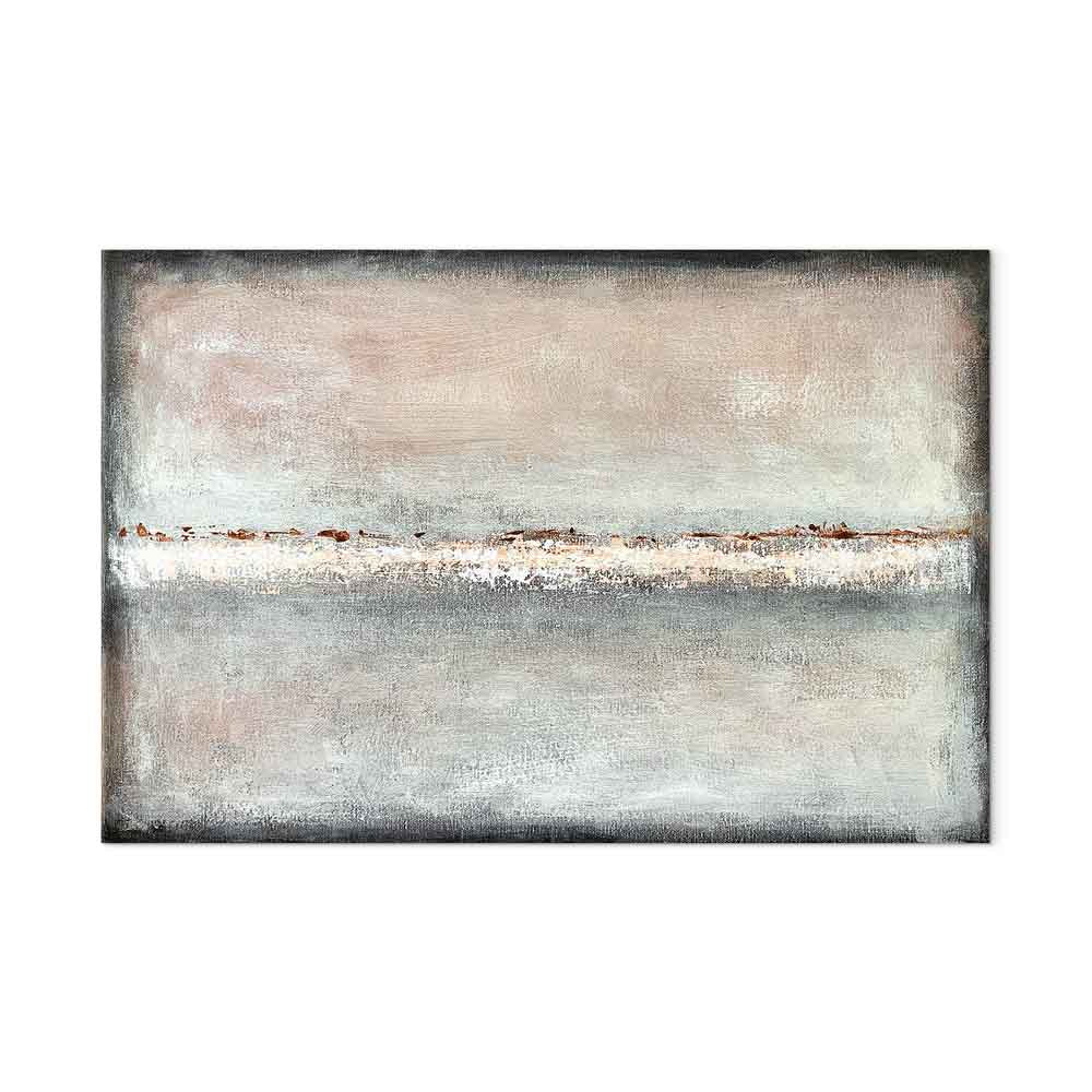 Abstract Balance of Shades Wide Canvas Print