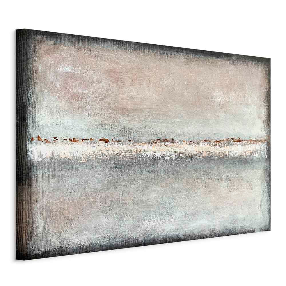 Abstract Balance of Shades Wide Canvas Print