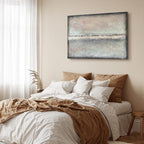 Abstract Balance of Shades Wide Canvas Print