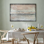 Abstract Balance of Shades Wide Canvas Print